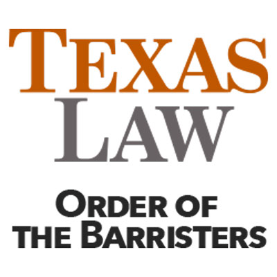 Texas Law order of the Barristers logo injury compensation specialist San Antonio